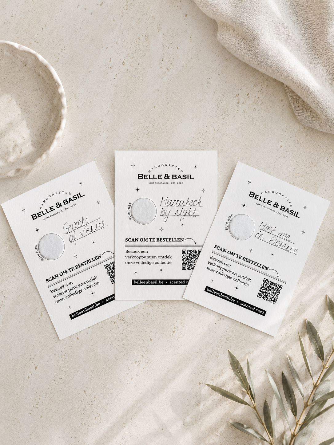 GEURKAARTEN • SCENT CARDS