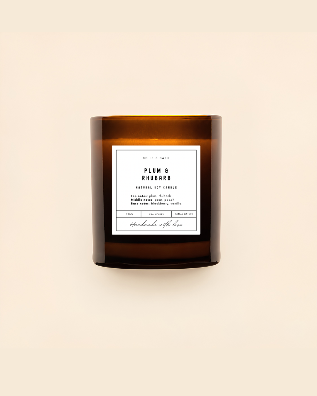 PLUM & RHUBARB | plum + rhubarb + vanilla