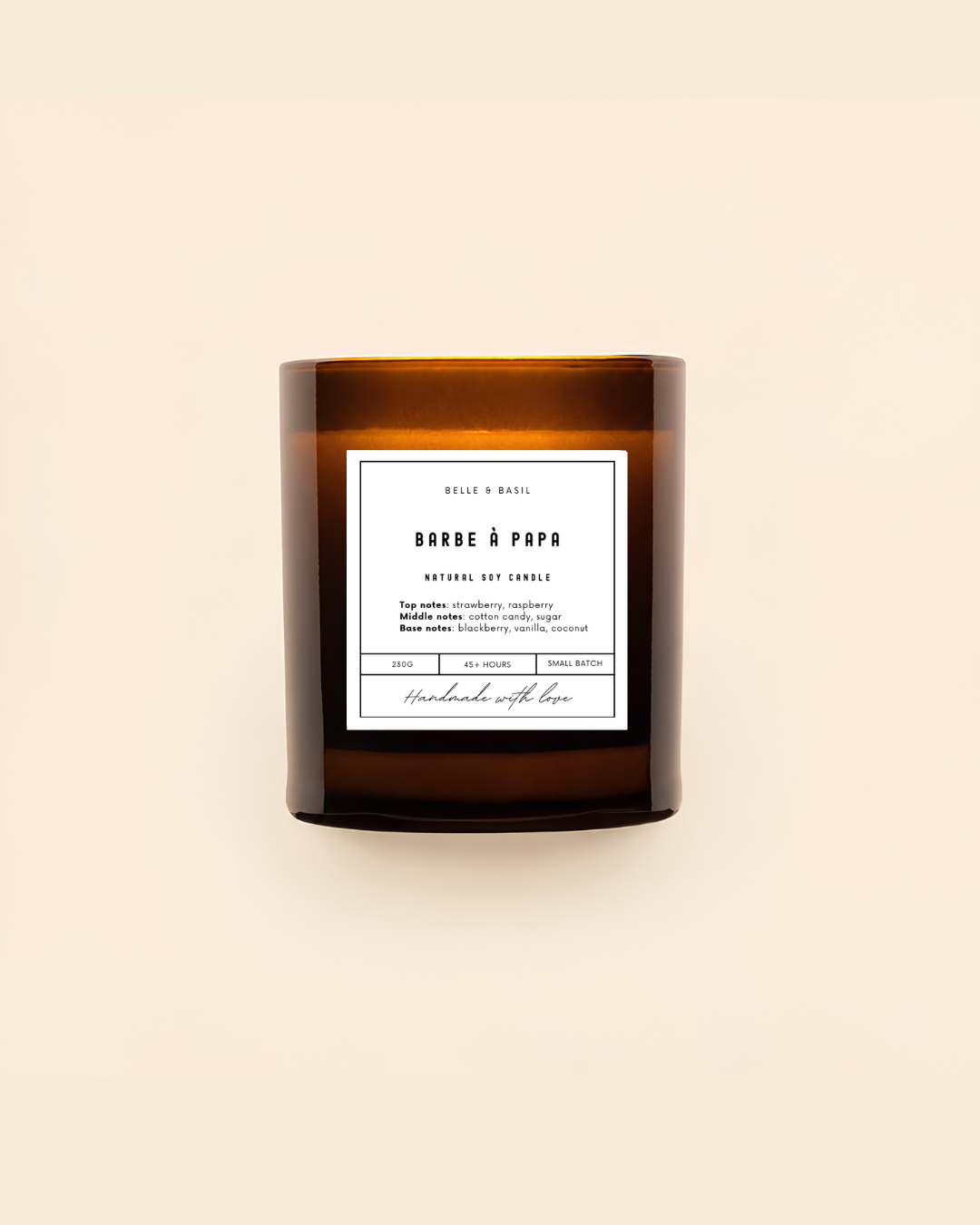 BARBE A PAPA | strawberry + cotton candy + vanilla